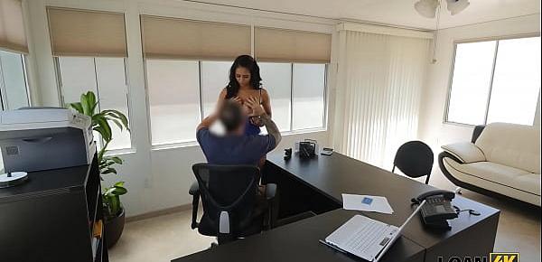  LOAN4K. Hot chick lets a bank manager fuck her in exchange for a loan